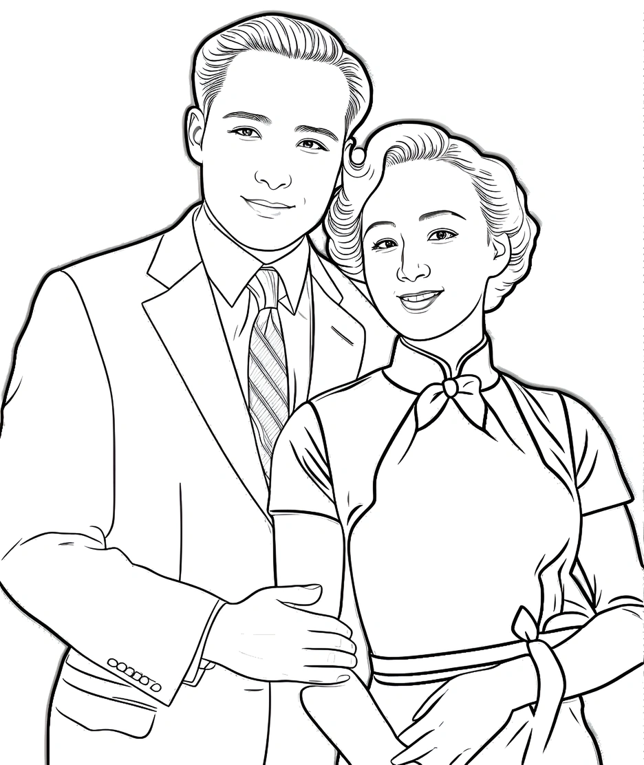 Old Photo to Coloring Page