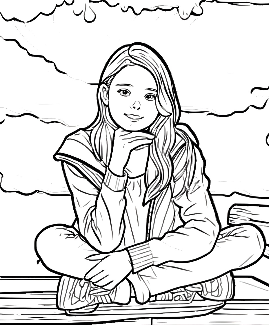 Photo to Coloring Page