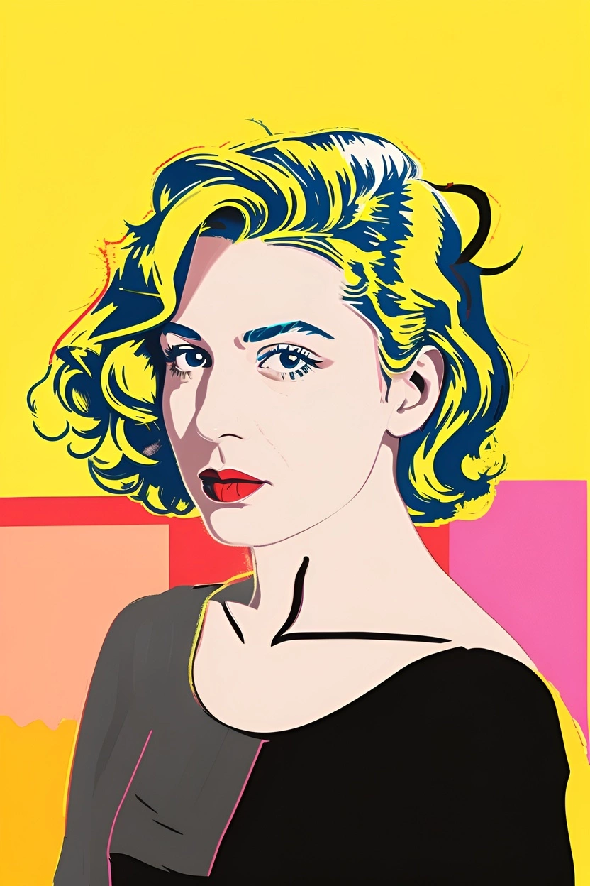 Foto alla pop art