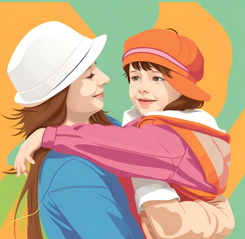 turn family photo into vector art (illustration)