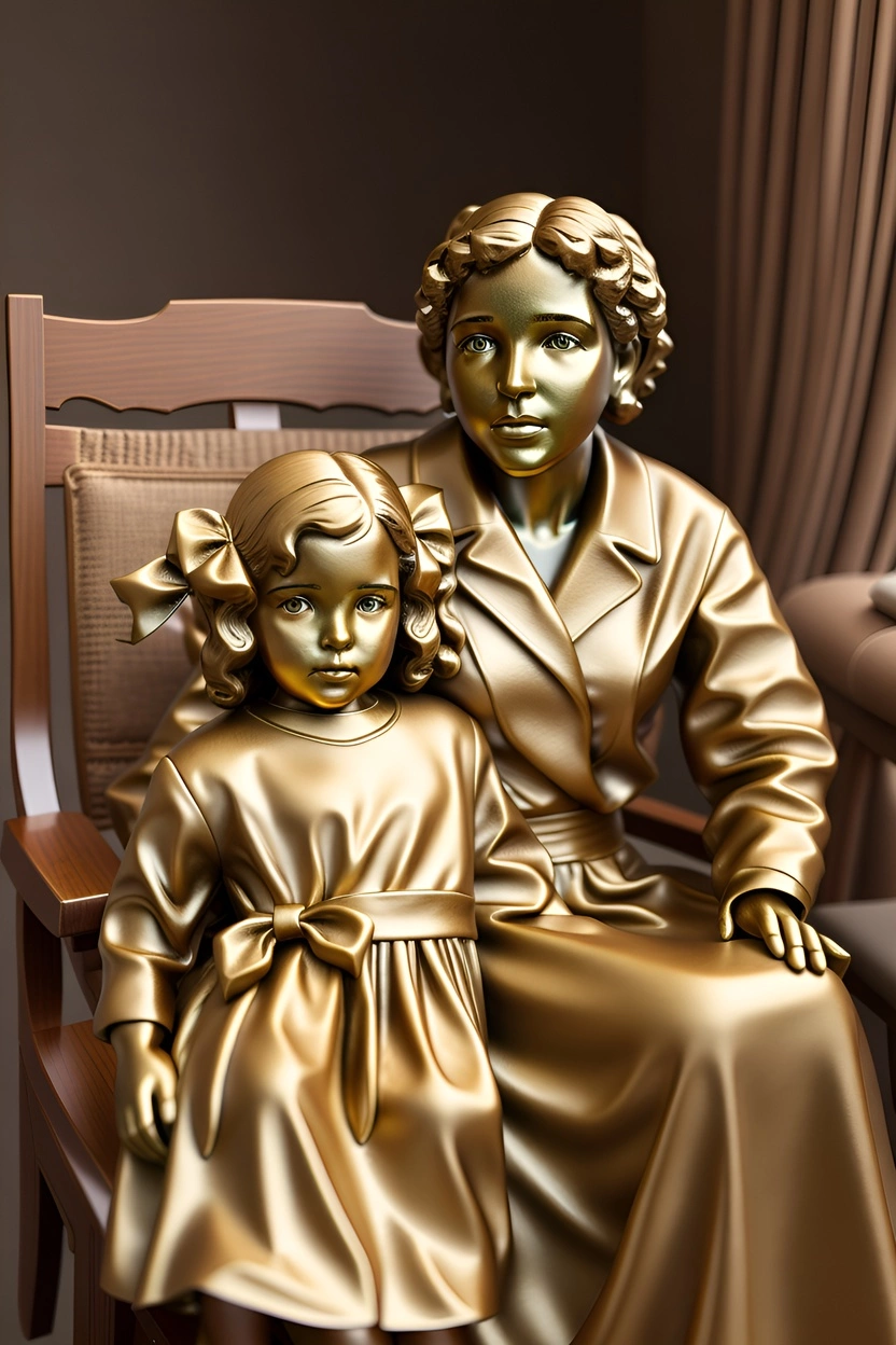 convert family photo to sculpture