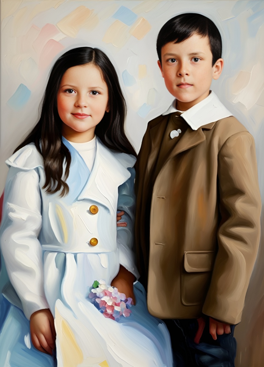 converts old photo into oil painting
