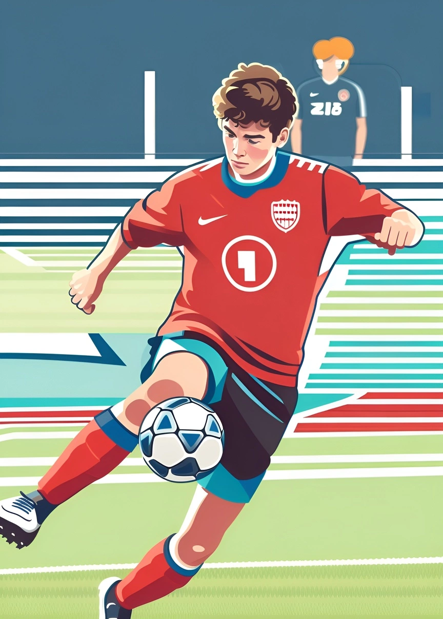 Turns Sports (Soccer) Photo en art vectoriel (illustration)