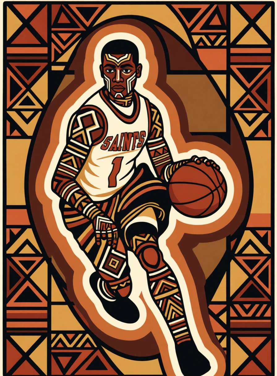 Tribal Art (African) generated by PortraitArt