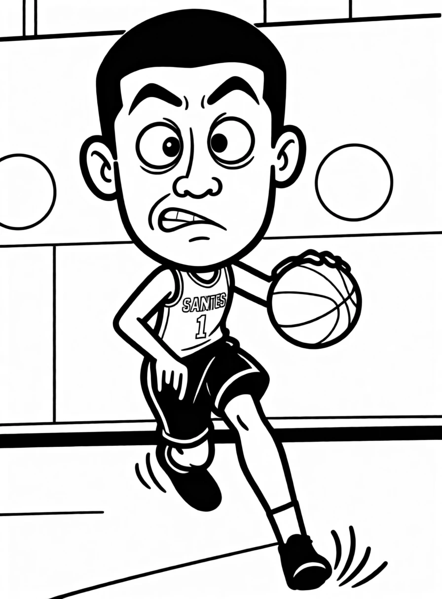 Caricature Lineart generated by PortraitArt