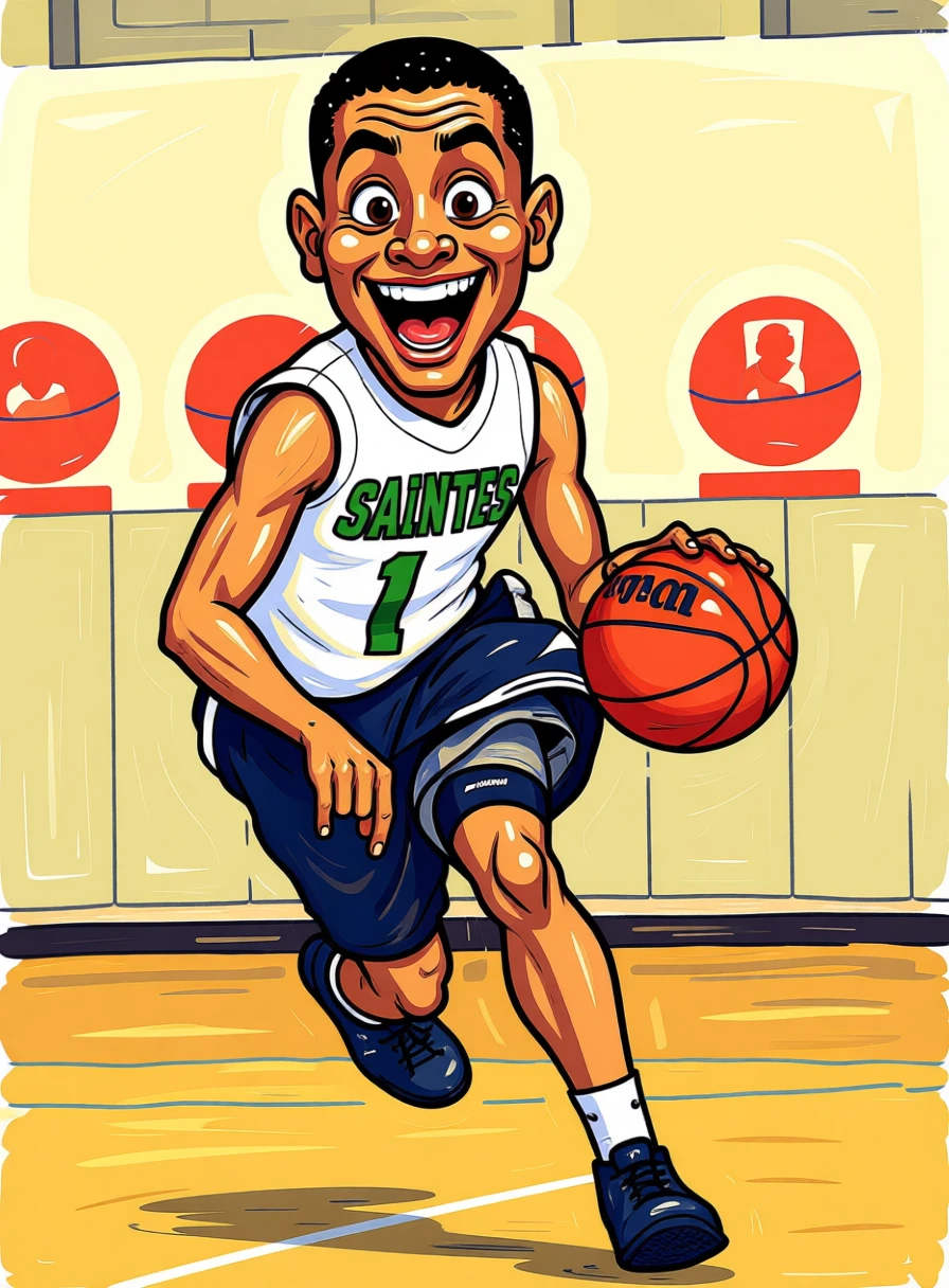 Karikatur-Gemälde von PortraitArt erstellt