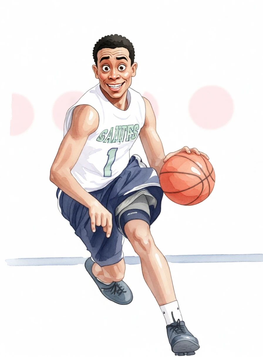 Caricature Watercolor generated by PortraitArt