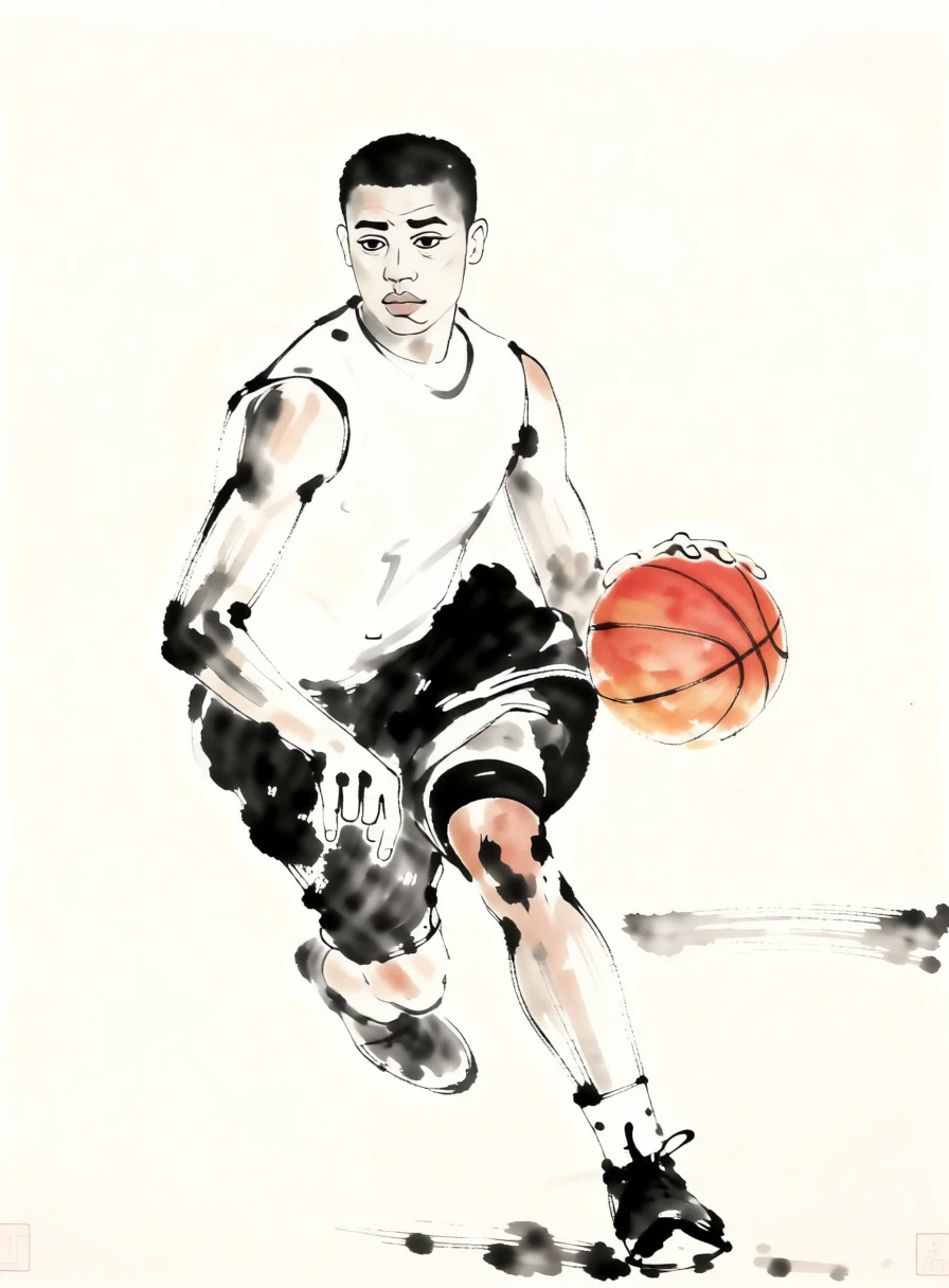 Color Ink Painting (Chinese) generated by PortraitArt