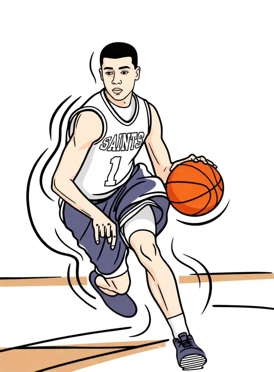 Continuous Line Illustration generated by PortraitArt