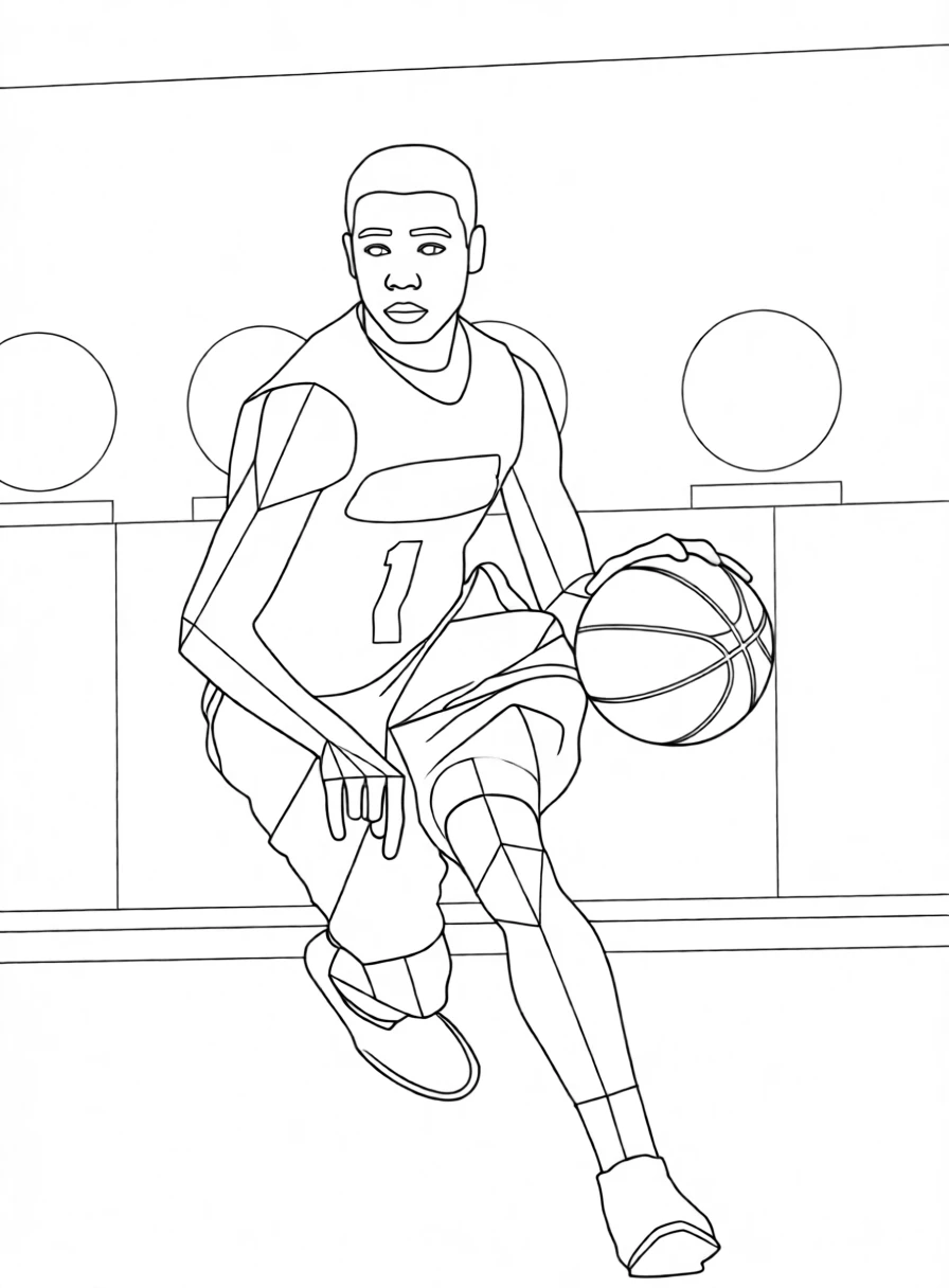 Polygon Lineart generated by PortraitArt