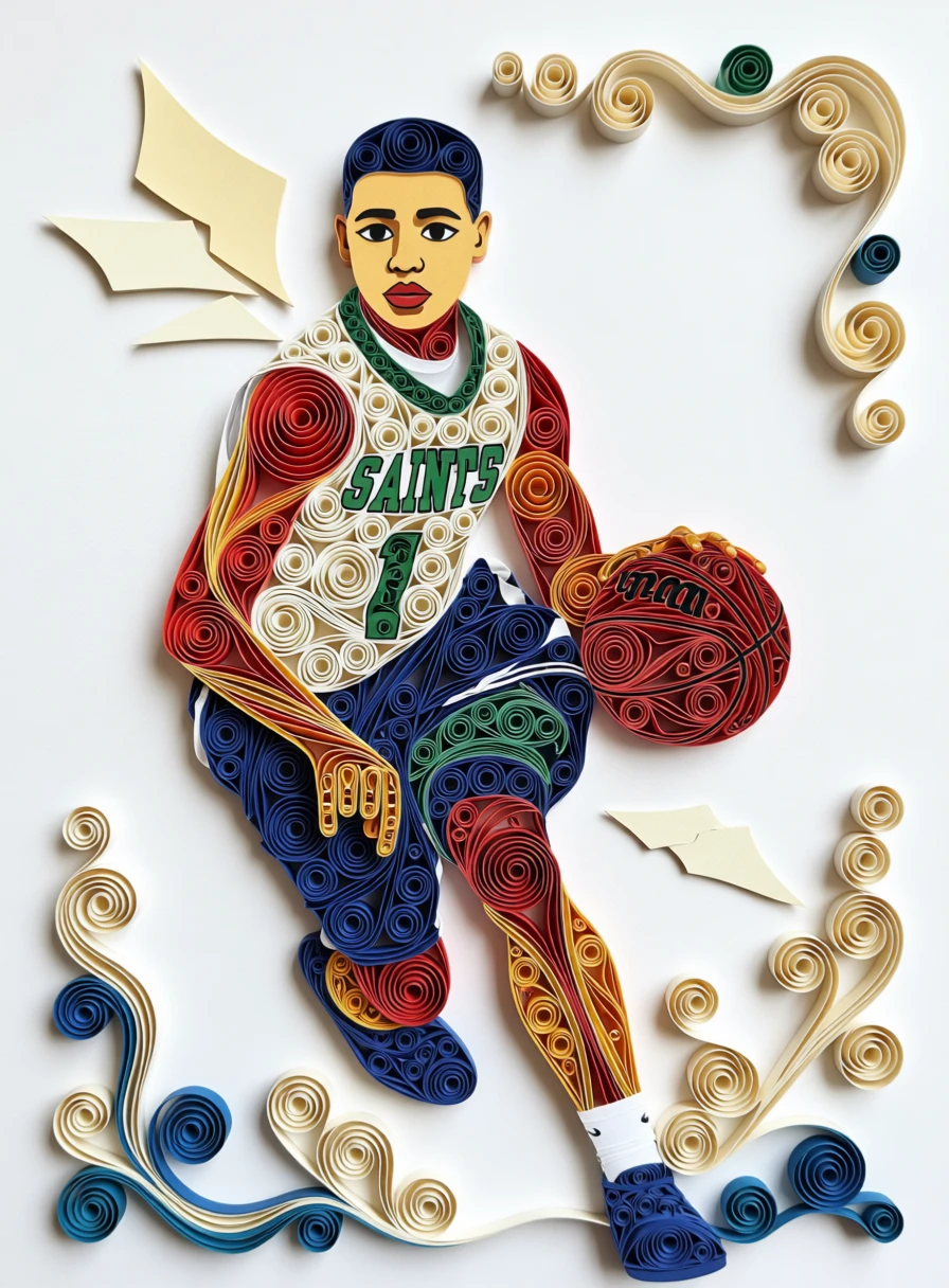 Quilling Art generated by PortraitArt