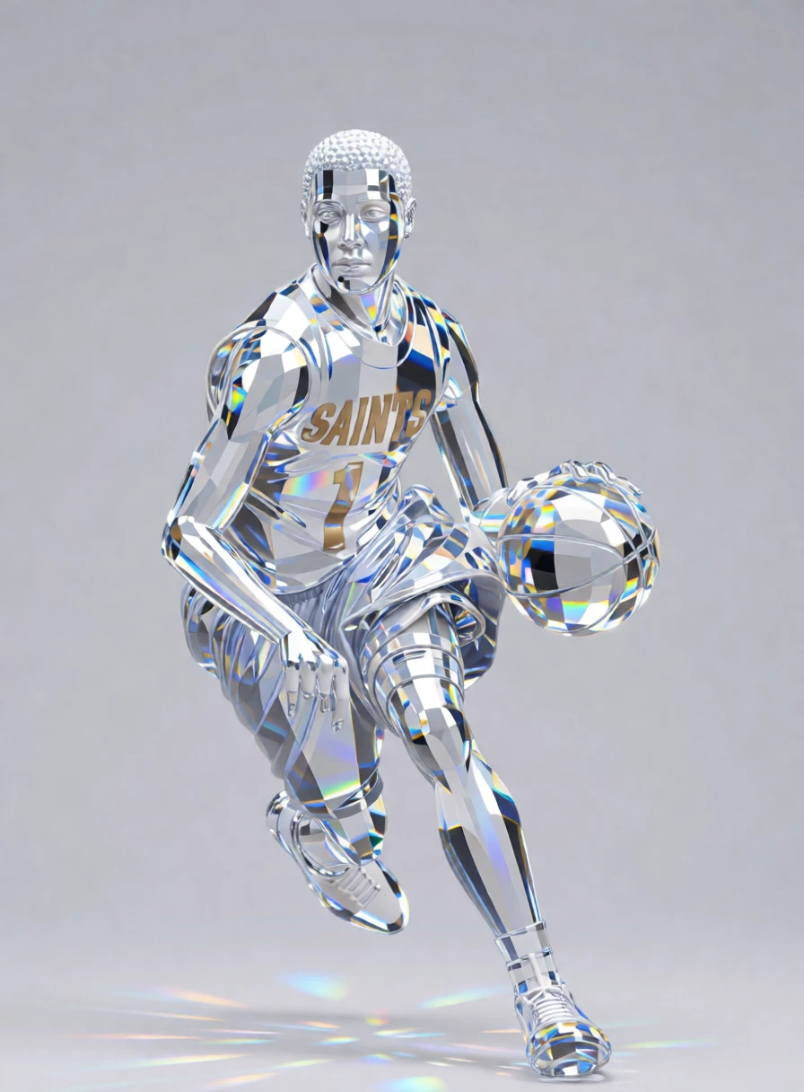 Crystal Sculpture generated by PortraitArt