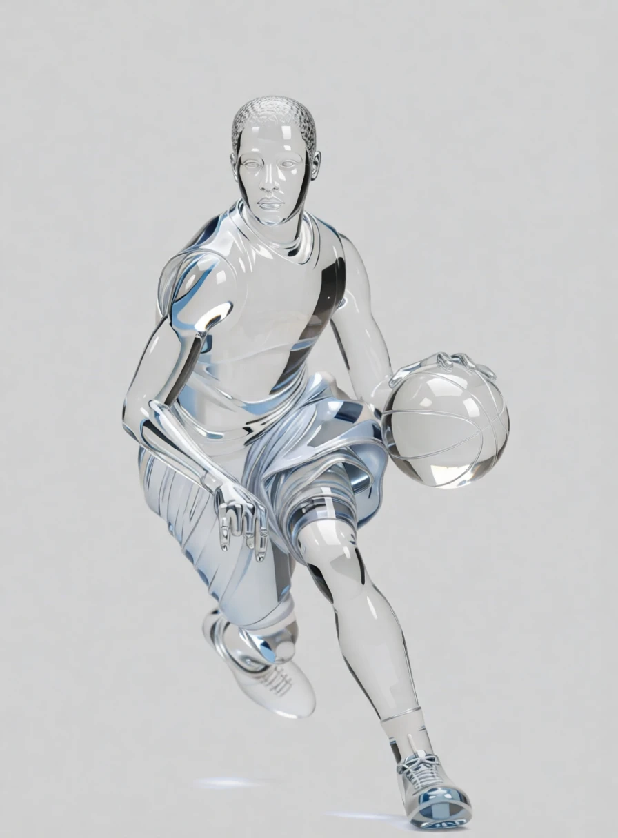 Glass Sculpture generated by PortraitArt