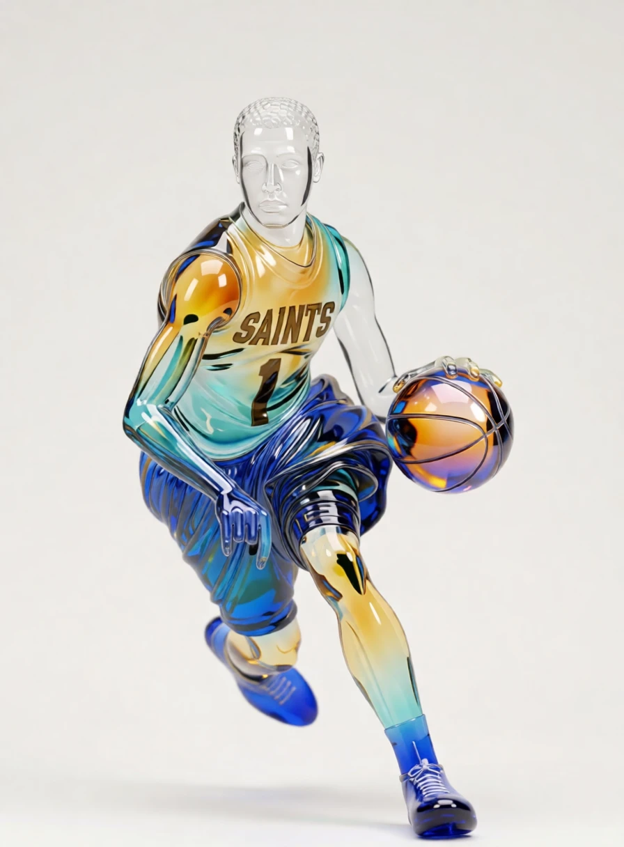 Murano Glass Sculpture generated by PortraitArt