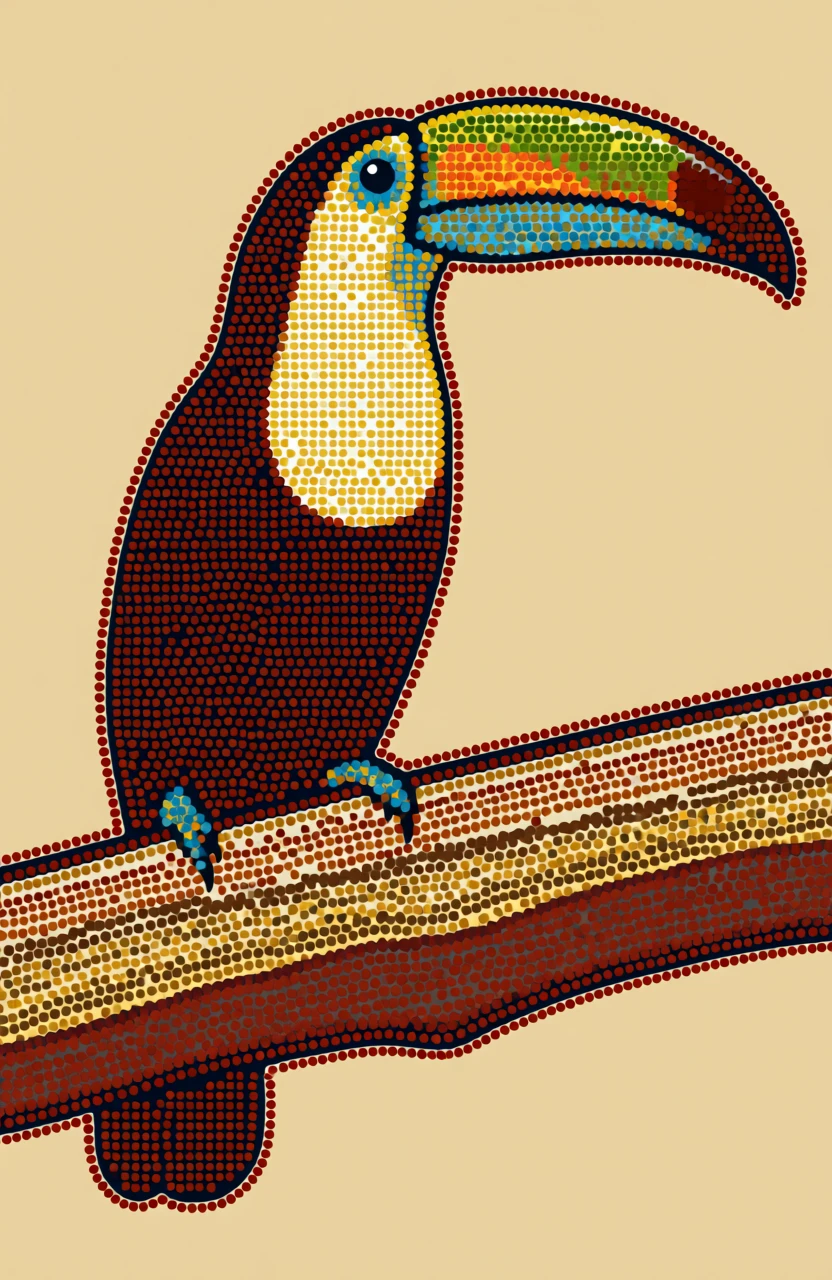 Dot Painting (Aboriginal) generated by PortraitArt