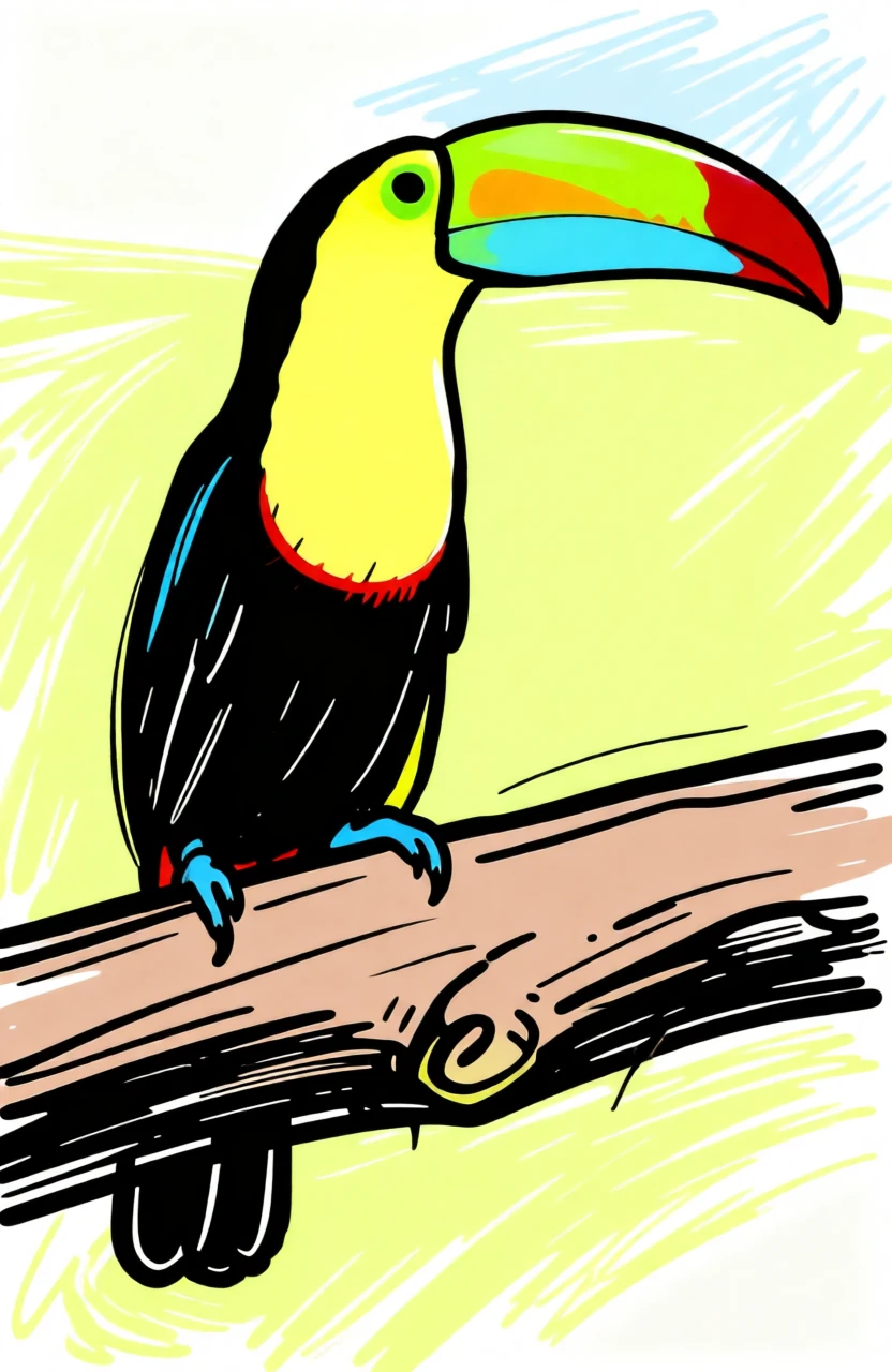 Bold Line Illustration generated by PortraitArt