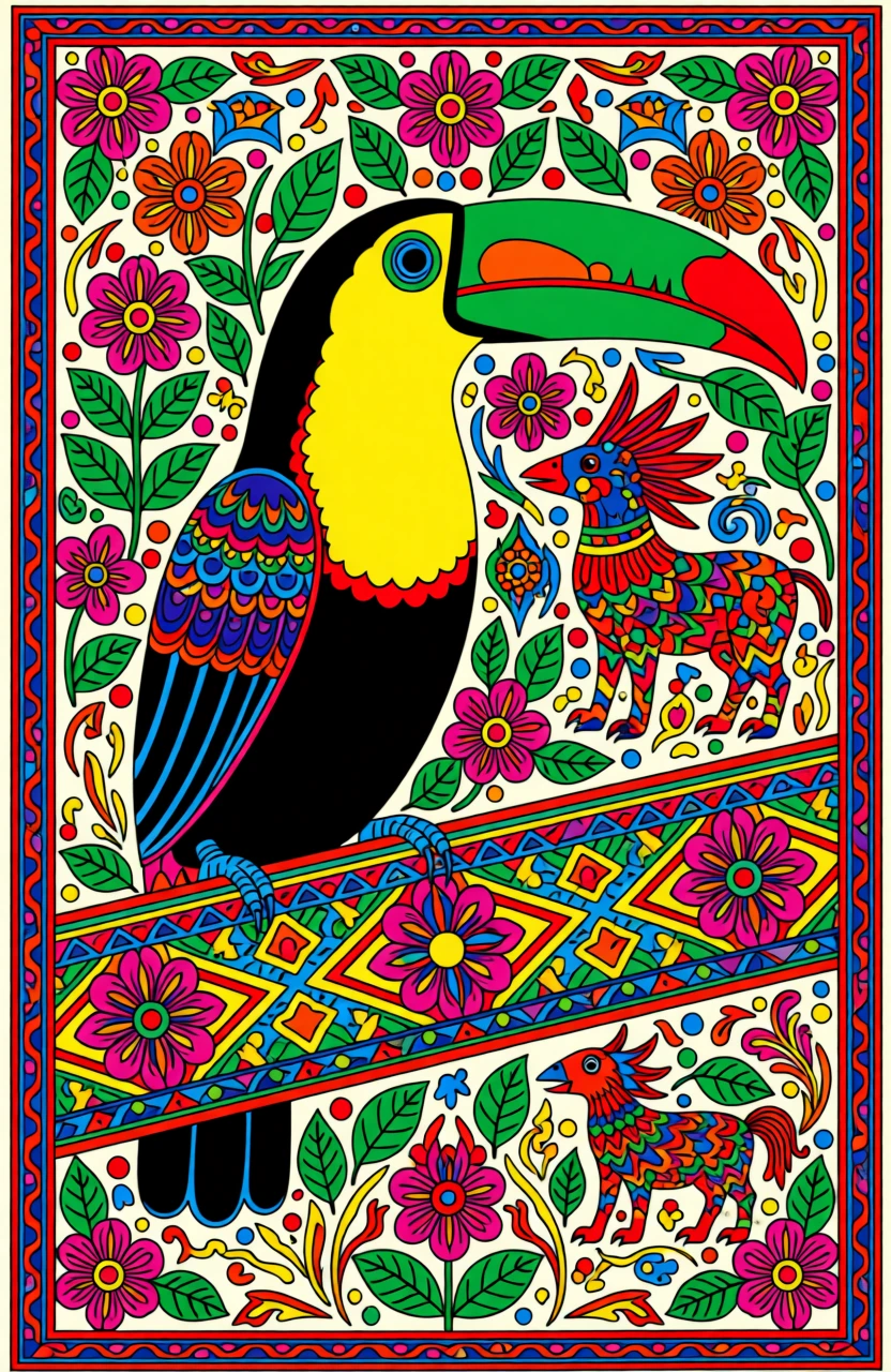 Madhubani (Indian) generated by PortraitArt