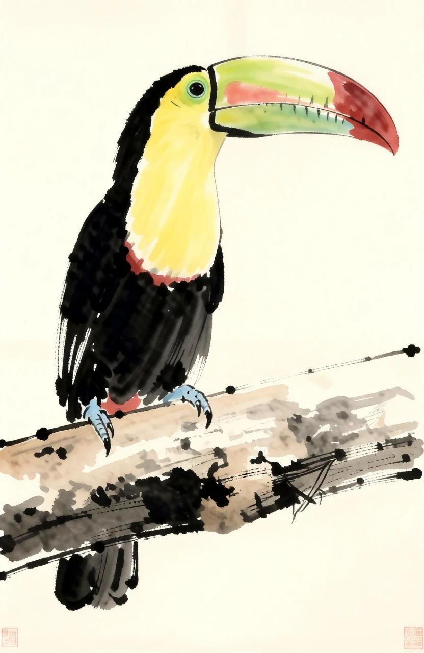 Sumi-e (Japanese) generated by PortraitArt