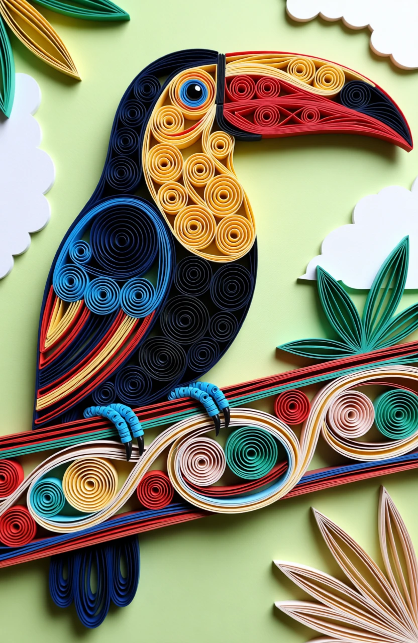 Quilling Art generated by PortraitArt