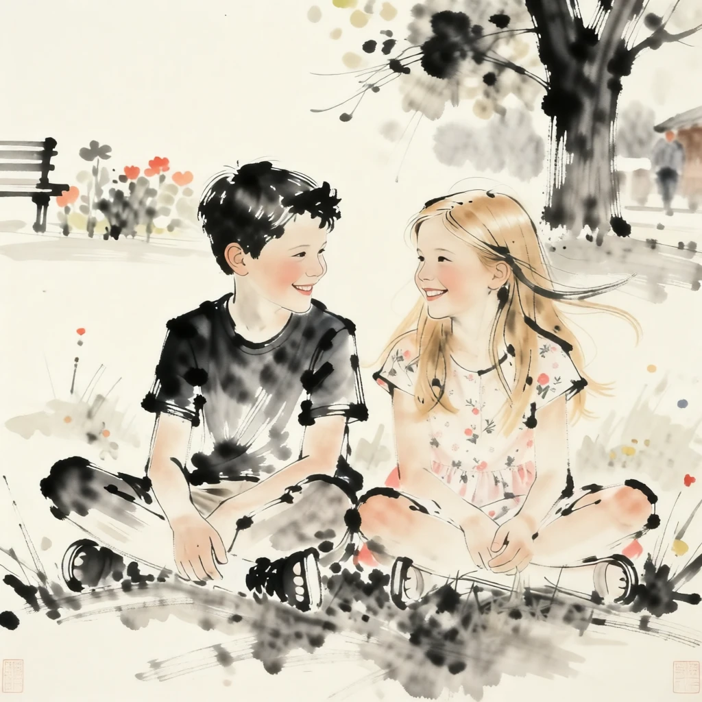 Color Ink Painting (Chinese) generated by PortraitArt