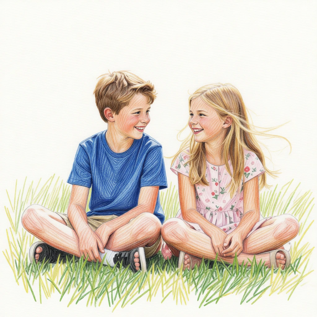 Colored Pencil Sketch generated by PortraitArt