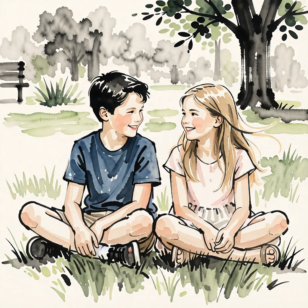 Sumi-e (Japanese) generated by PortraitArt