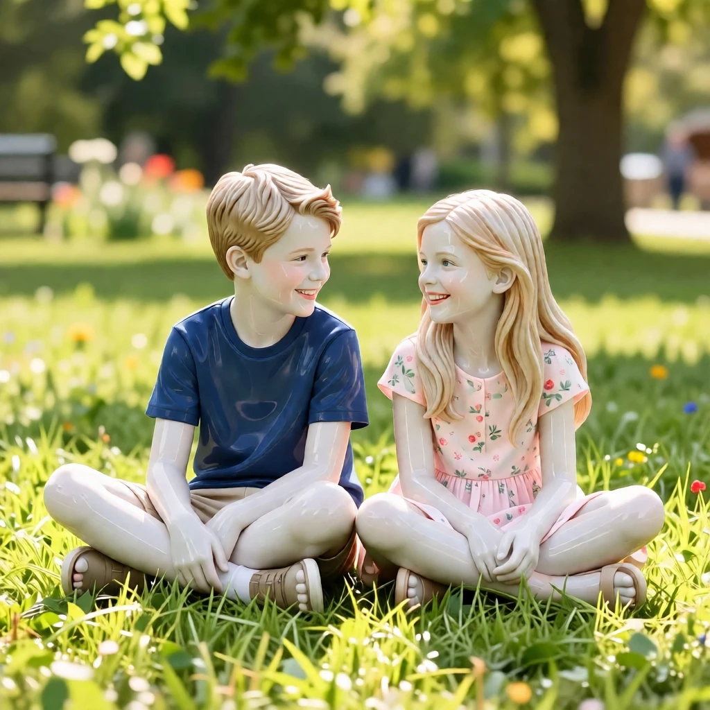 Porcelain Sculpture generated by PortraitArt