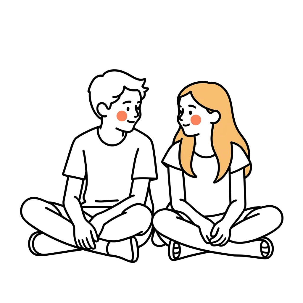 Warm Line Portraits generated by PortraitArt