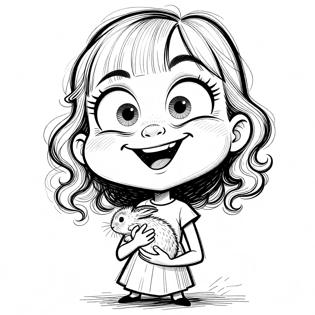 Caricature Drawing generated by PortraitArt