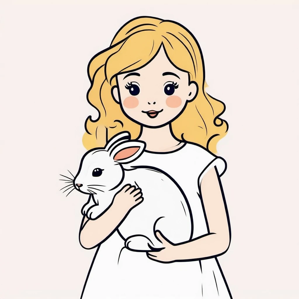 Colored Lineart generated by PortraitArt