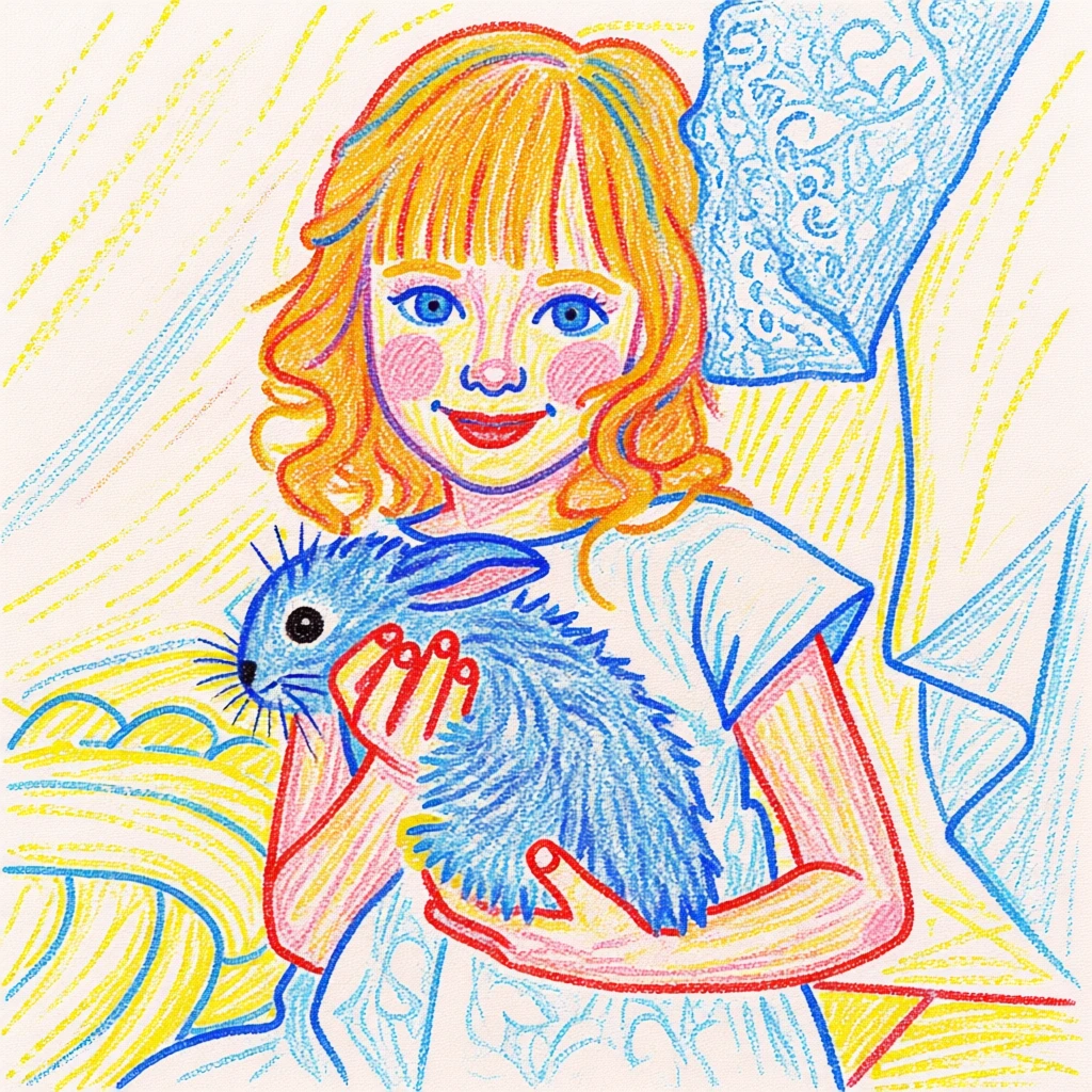 Crayon Drawing generated by PortraitArt