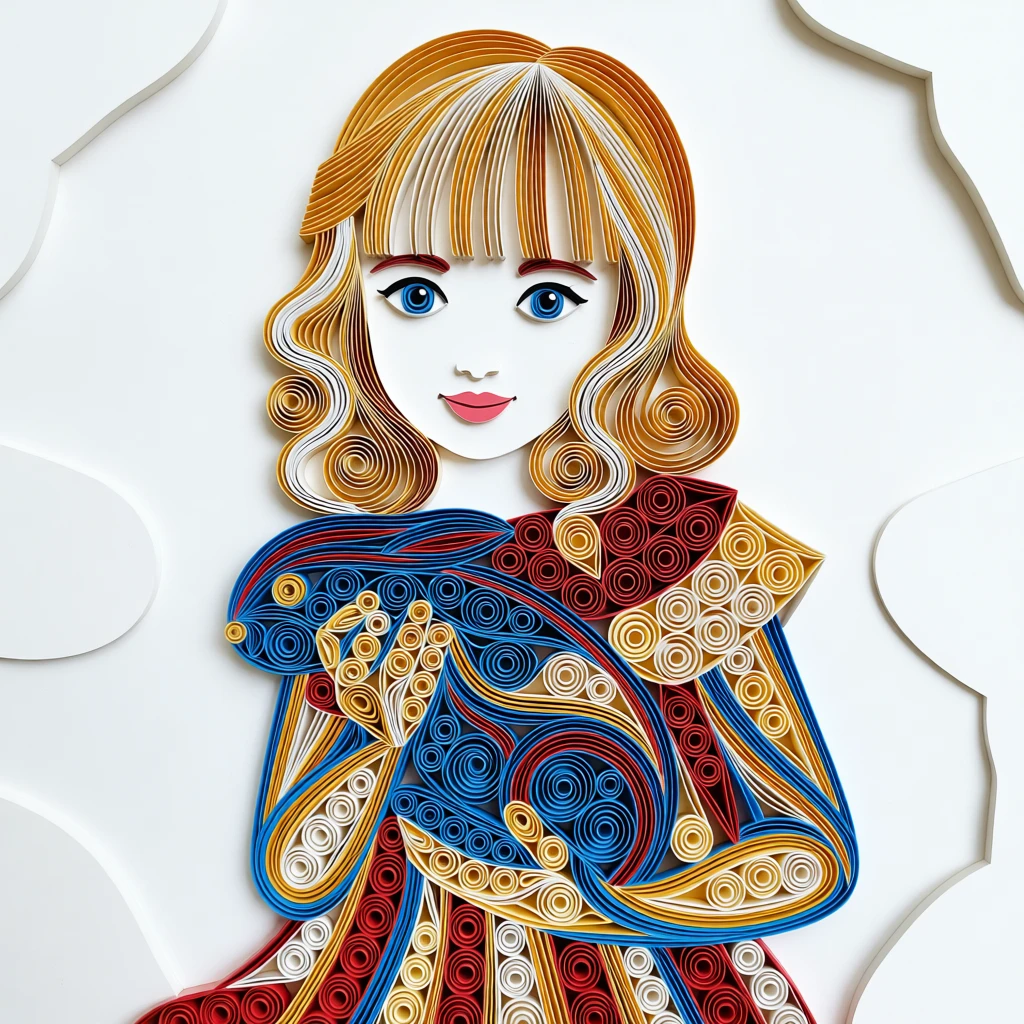 Quilling Art generated by PortraitArt