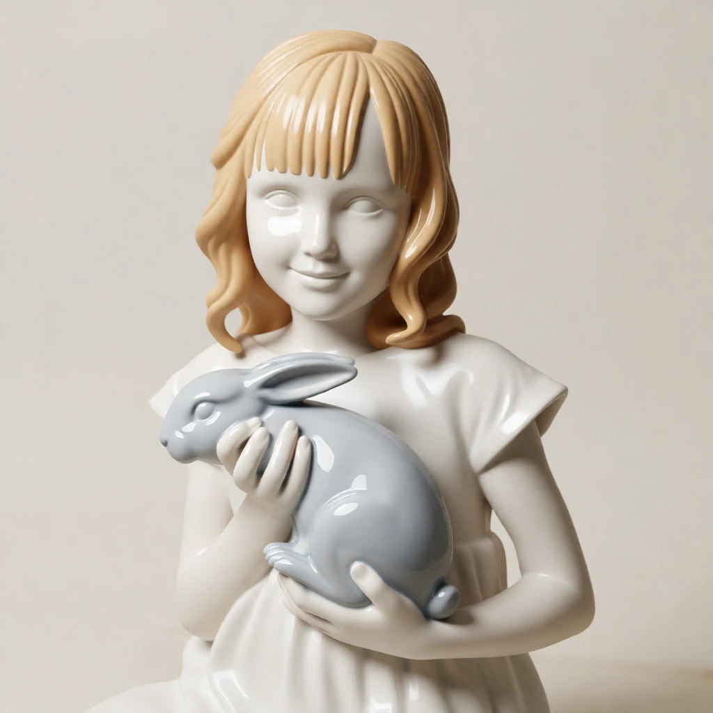 Ceramic Sculpture generated by PortraitArt