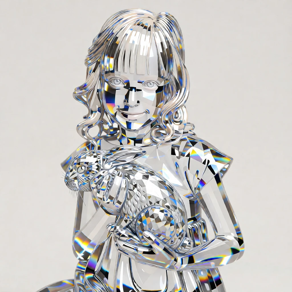 Crystal Sculpture generated by PortraitArt