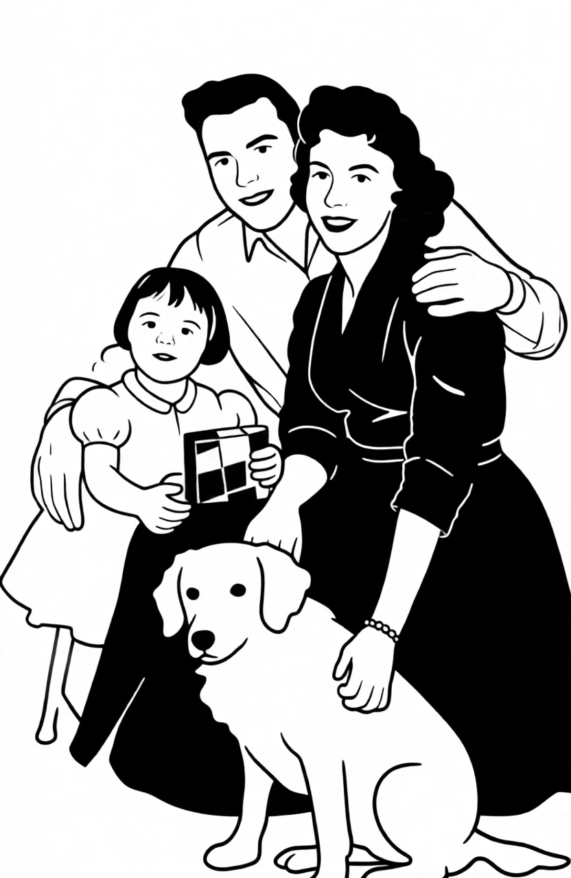 Black & White generated by PortraitArt