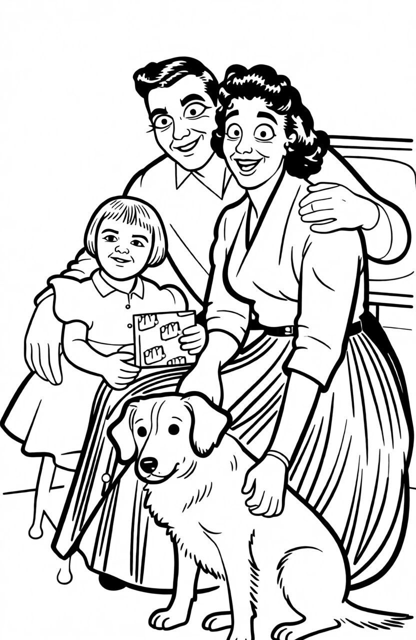 Caricature Lineart generated by PortraitArt