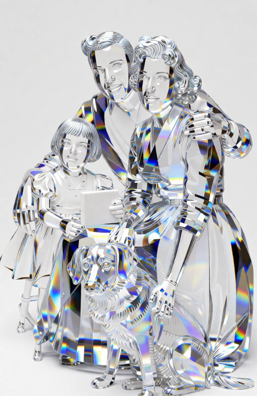 Crystal Sculpture generated by PortraitArt