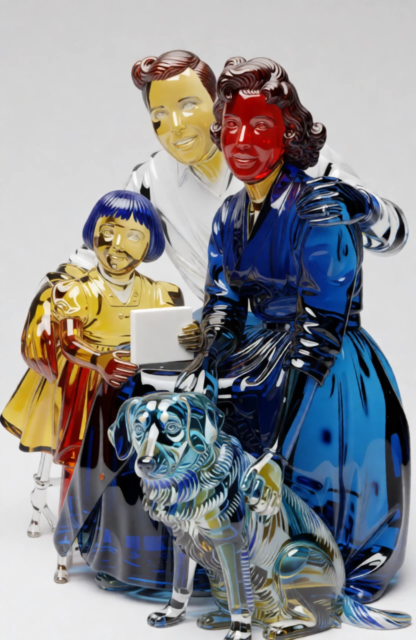 Murano Glass Sculpture generated by PortraitArt
