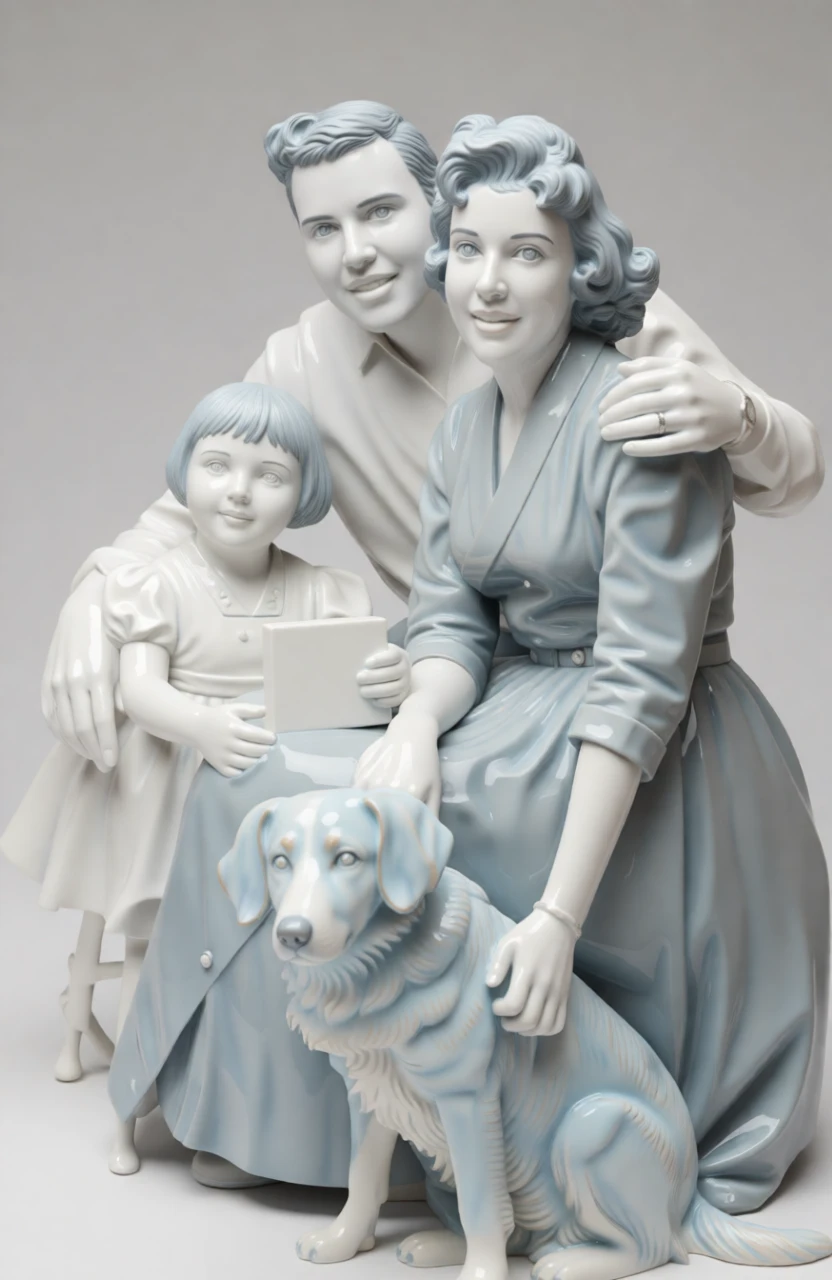 Porcelain Sculpture generated by PortraitArt