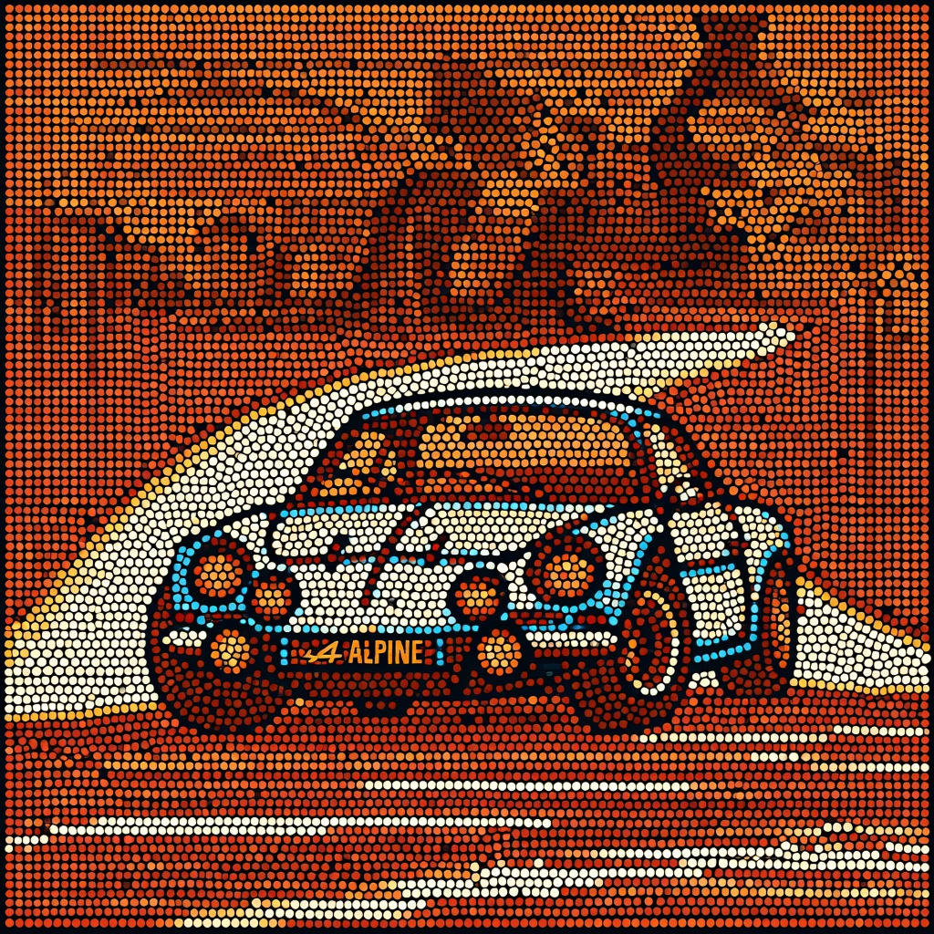 Dot Painting (Aboriginal) generated by PortraitArt