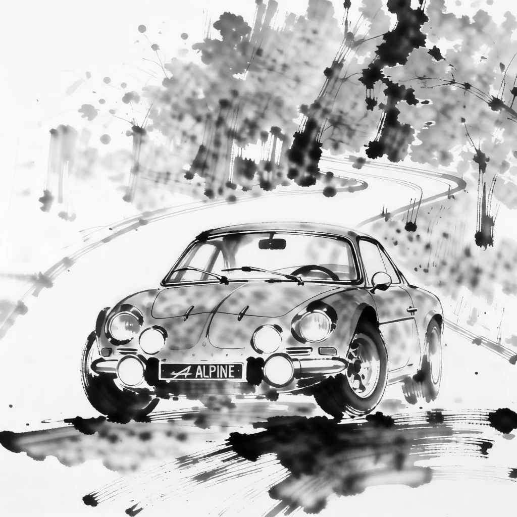 BW Ink Painting (Chinese) generated by PortraitArt