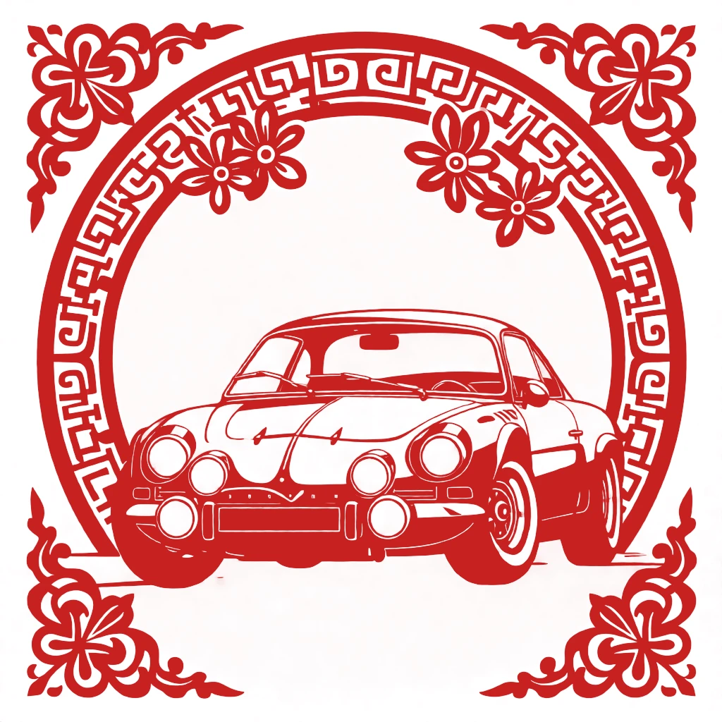 Paper Cutting (Chinese) generated by PortraitArt