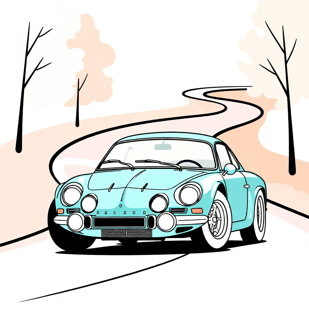 Continuous Line Illustration generated by PortraitArt