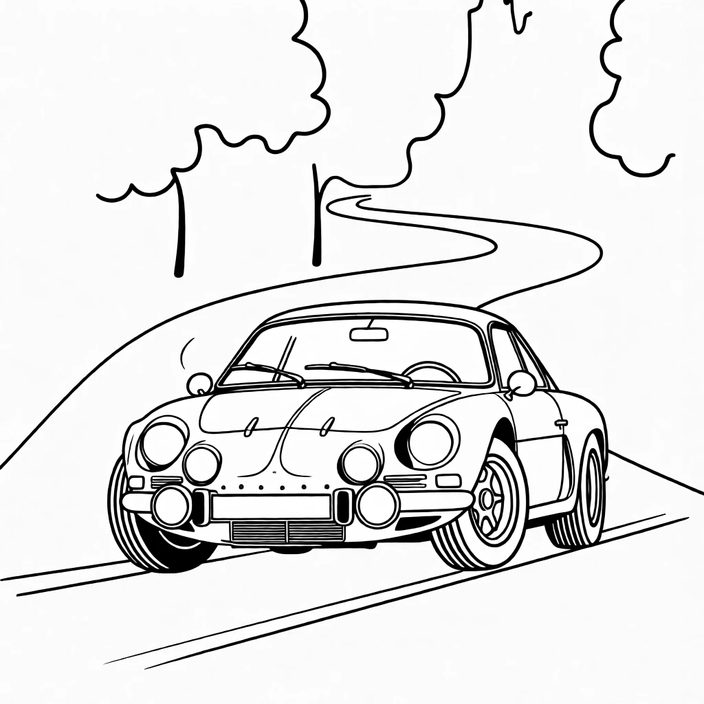 Continuous Line generated by PortraitArt