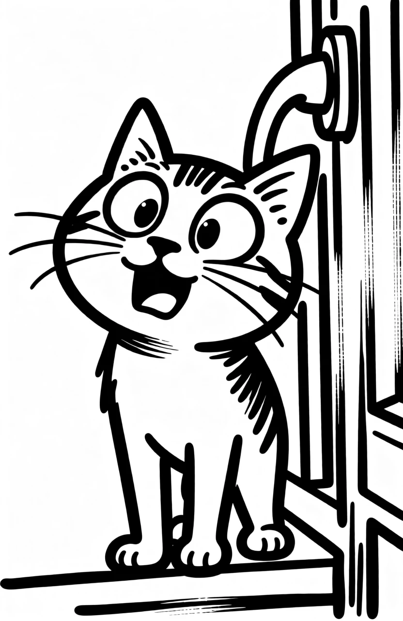 Karikatur mit kräftigen Linien von PortraitArt erstellt