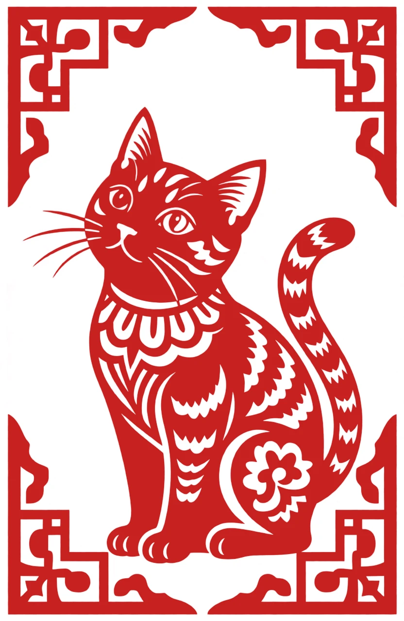 Paper Cutting (Chinese) generated by PortraitArt