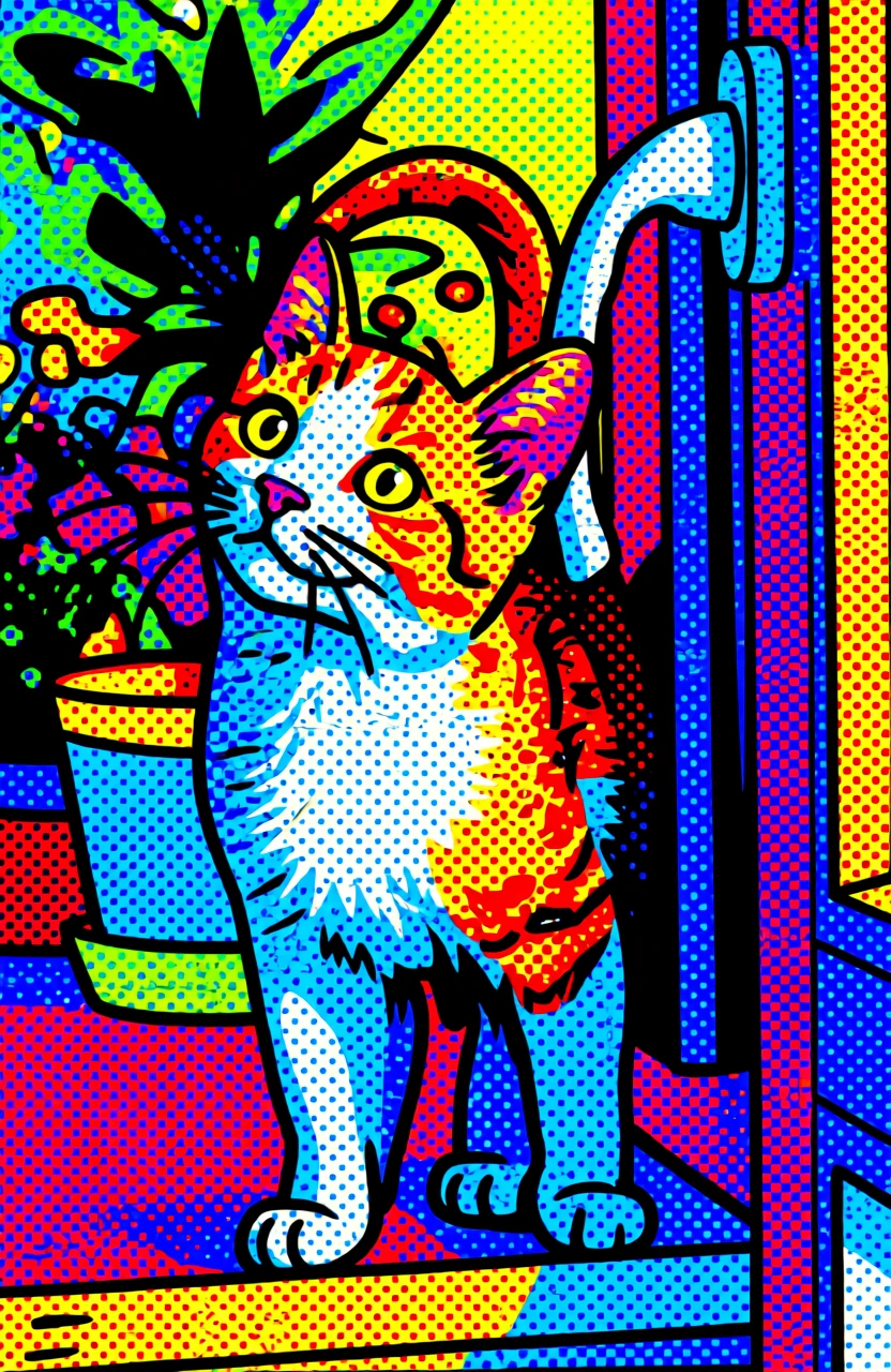 Halftone Pop Art generated by PortraitArt