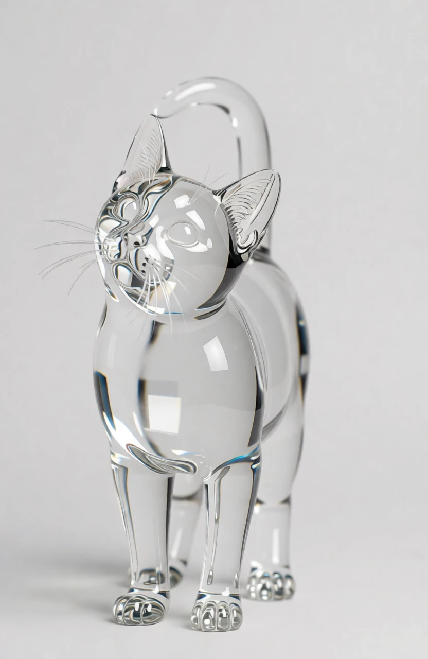 Glass Sculpture generated by PortraitArt