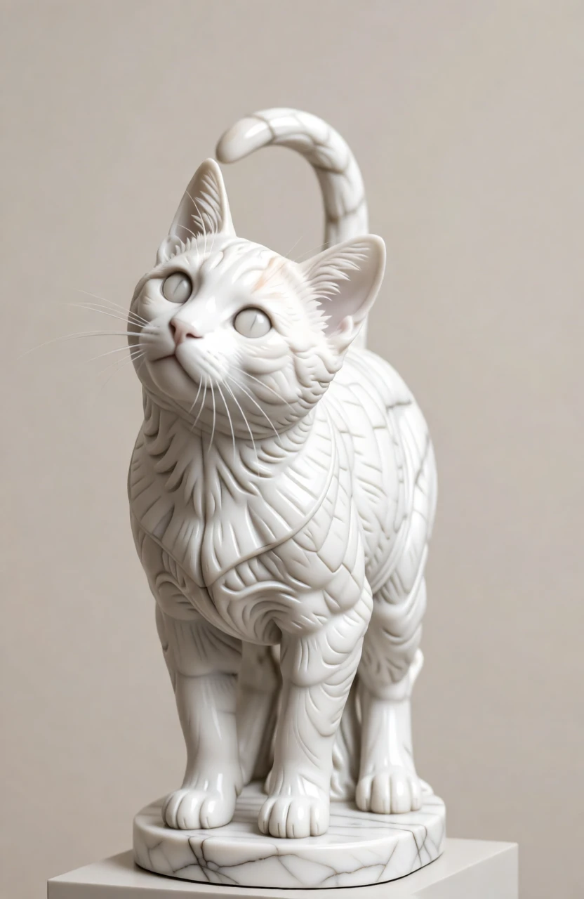 Marble Sculpture generated by PortraitArt