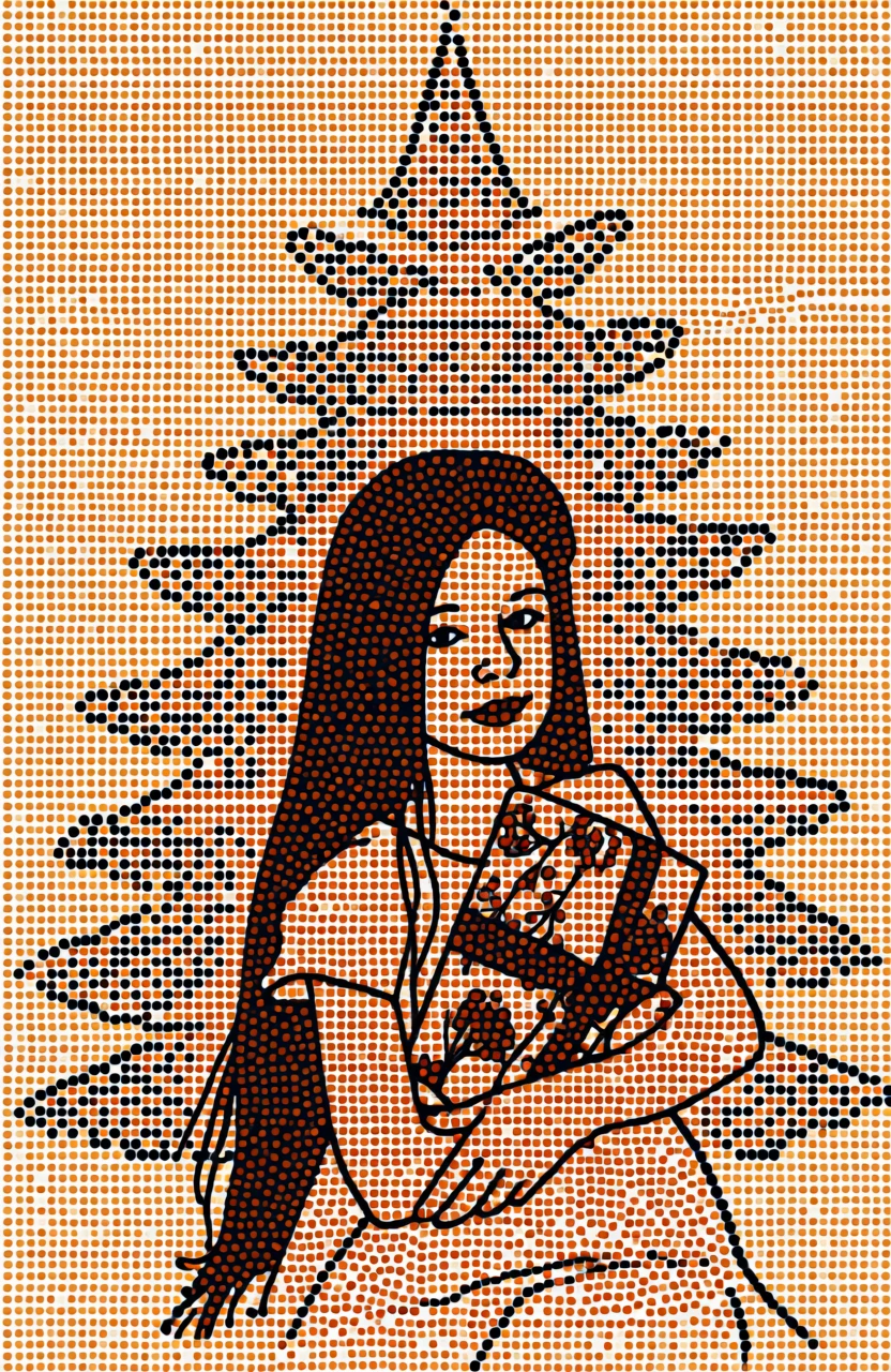 Dot Painting (Aboriginal) generated by PortraitArt